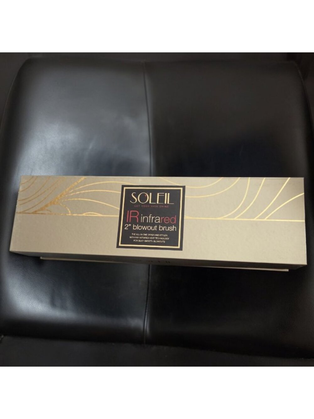 Soleil IR Infrared 2" Blowout Brush Hair Dryer Styler Rose Gold NEW L40HDBi3-B1